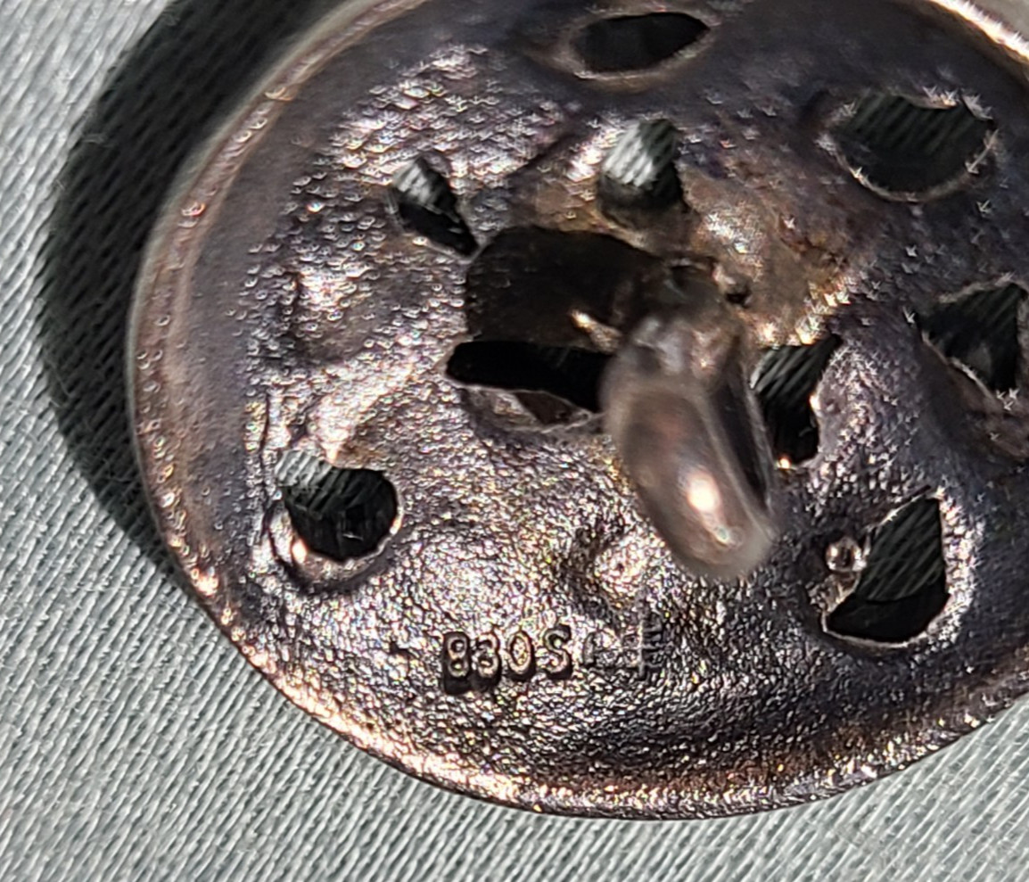 7 antique David Andersen 830 continental silver buttons, J. Tostrup box – Norway