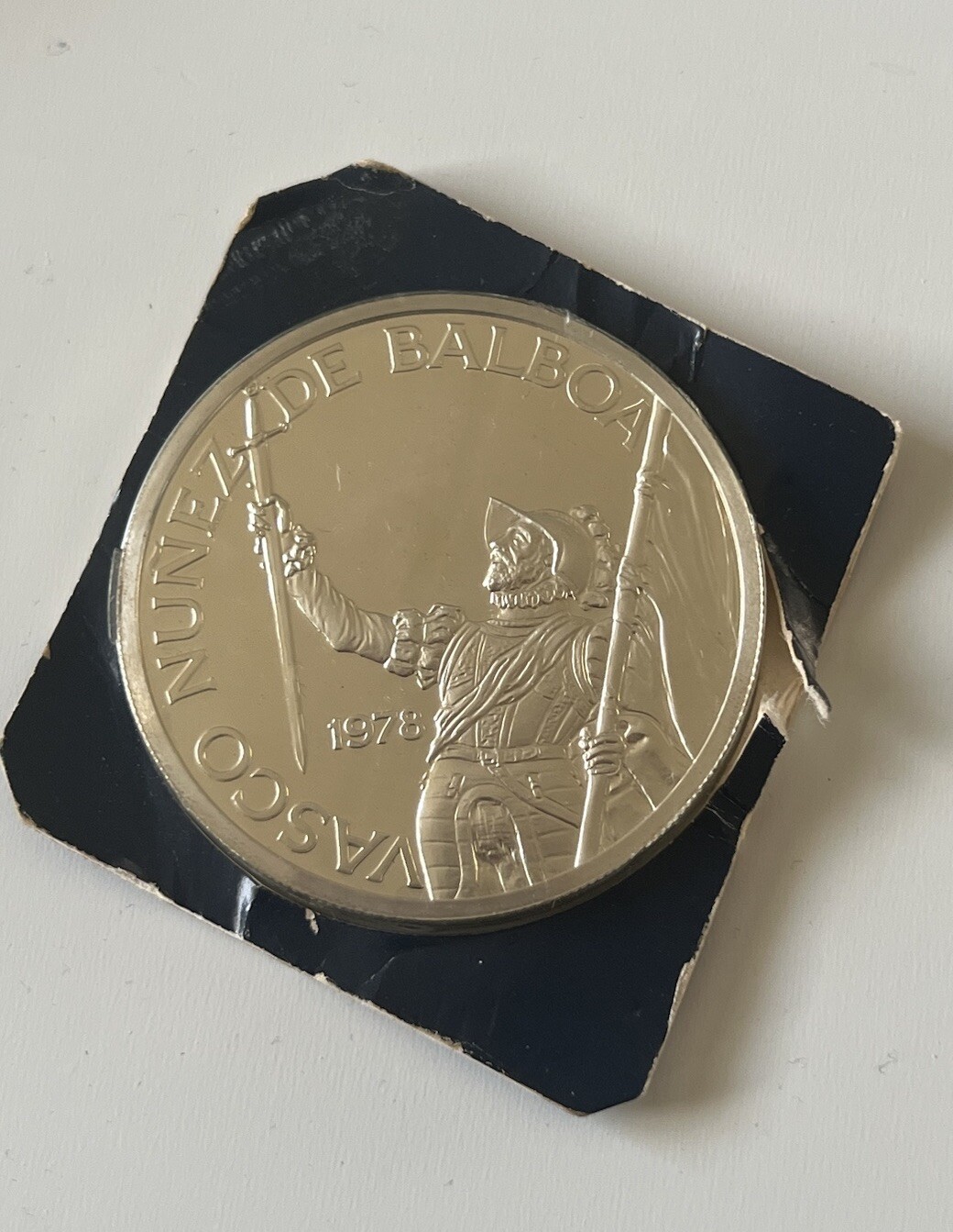 Largest silver collectible coin, Panama, 1978 uncirculated, great birthday gift!