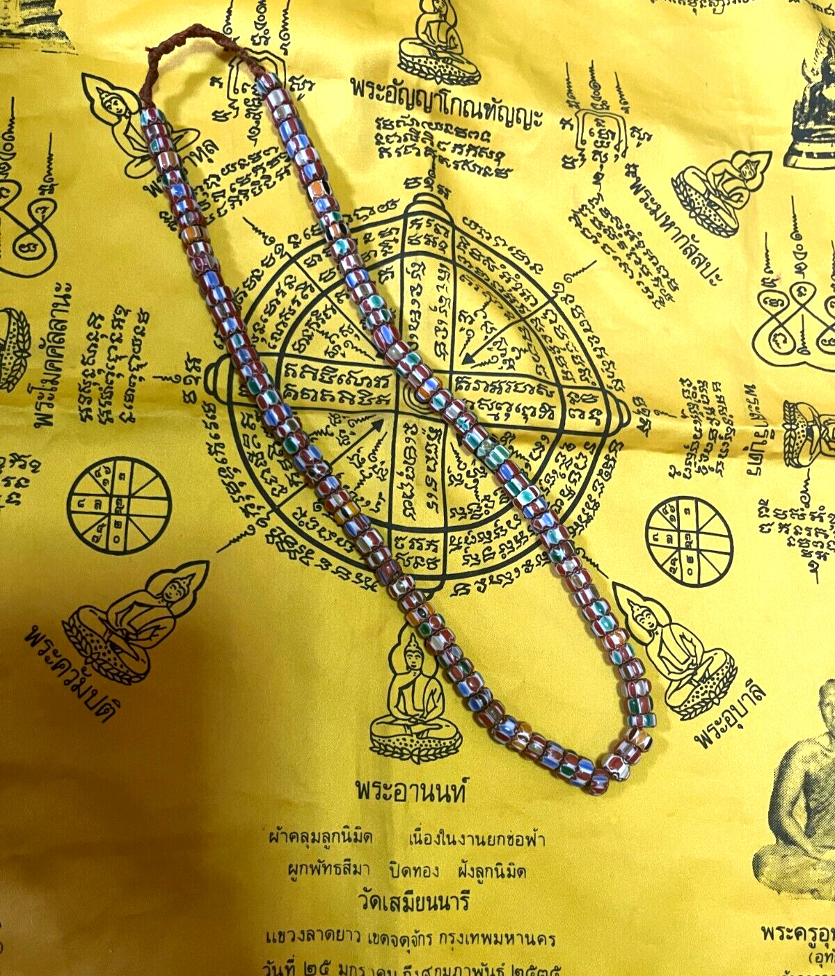 TALISMAN SEX LOVE VINTAGE ANCIENT BEADS SHAMAN NECKLACE DEVIL THAI AMULET MAGIC