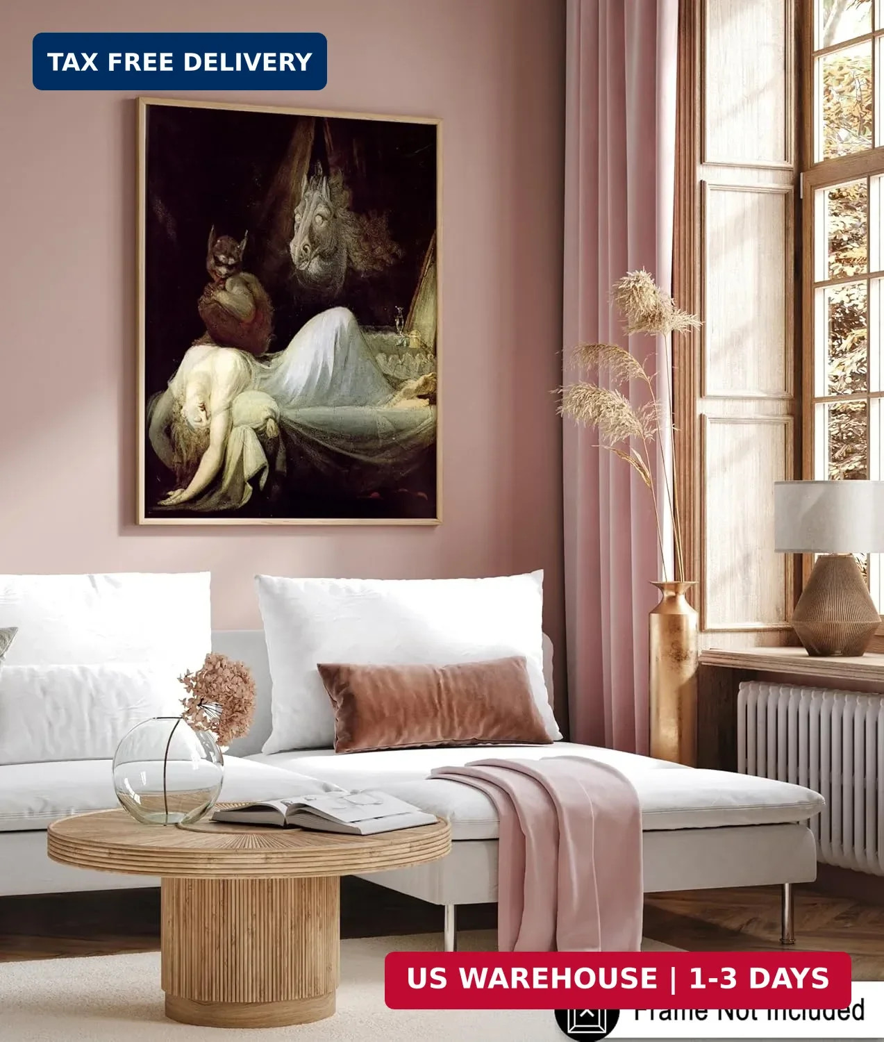Poster Master Vintage The Nightmare Painting Poster – Retro Victorian Print – Fi
