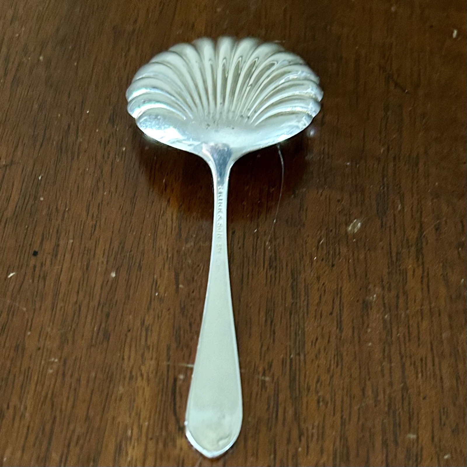 Kirk Rose by S Kirk & Son Sterling Silver Berry Spoon 4.75″