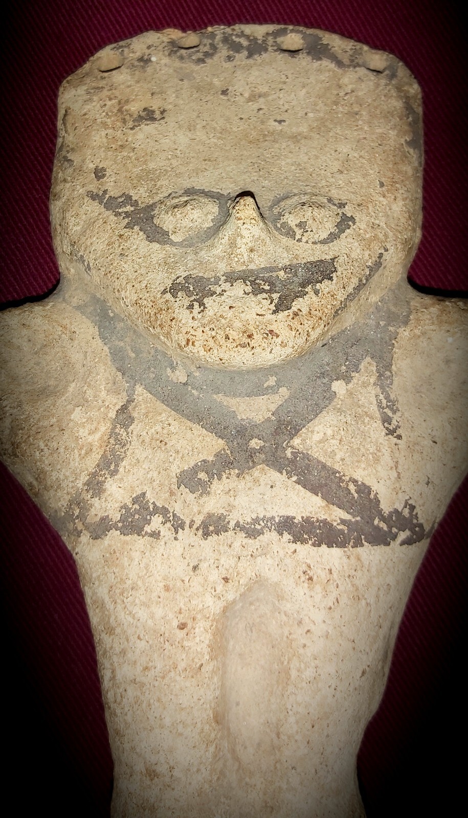Pre-Columbian, 2 Chancay, Clay Figures ( c.1000 – 1400)
