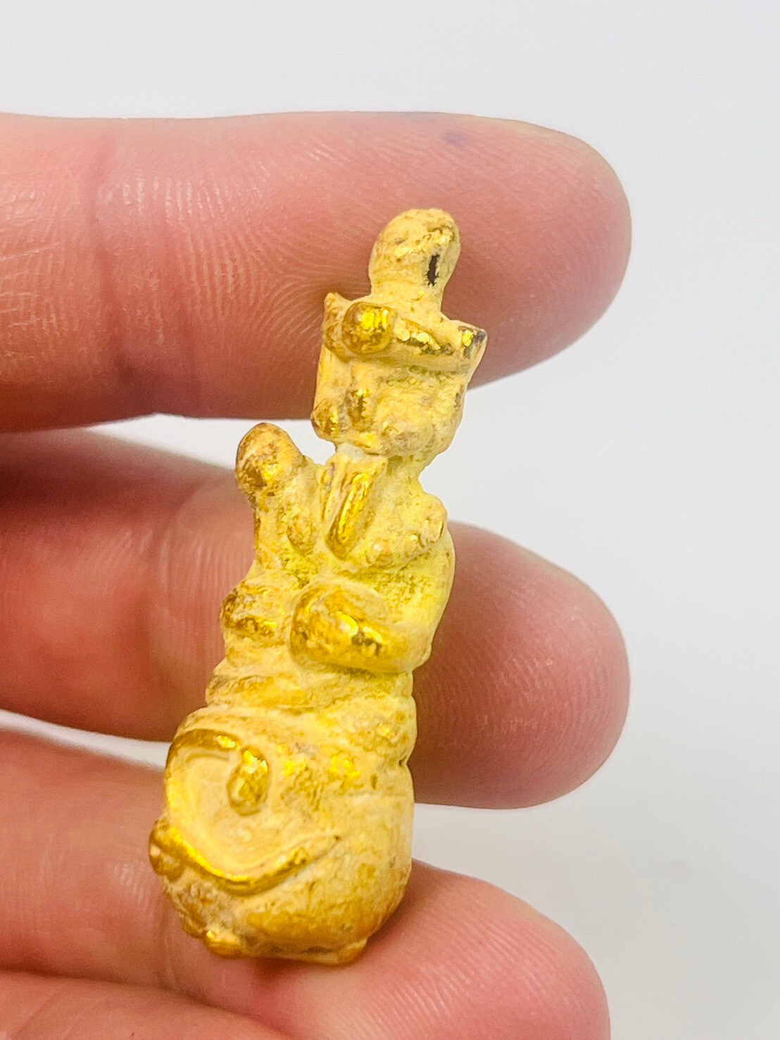 Laos Hermit Gold Leklai Buffalo Mountain Cave Love sex wealth attraction Amulet