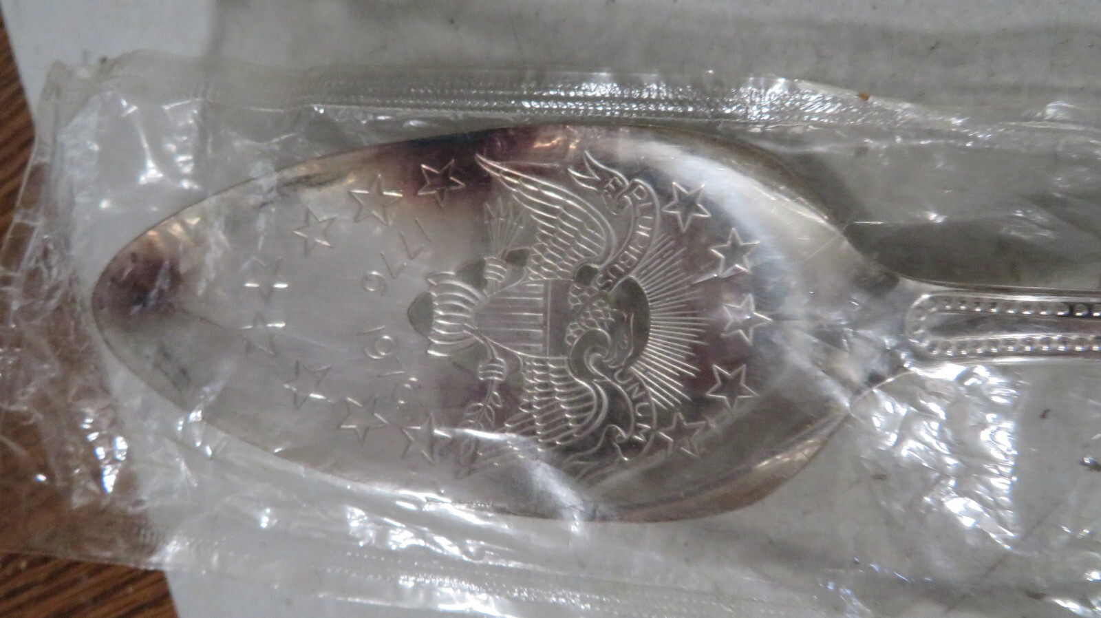 Vintage Bicentennial Eagle Pie Cake Server by Oneida Community Silverplate NEW