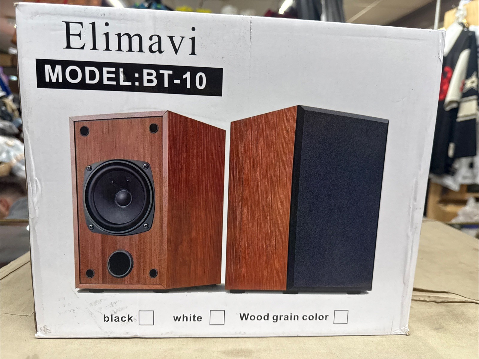 Passive Bookshelf Speakers, Stereo Speakers for Record Player/Computer/Tv, One P