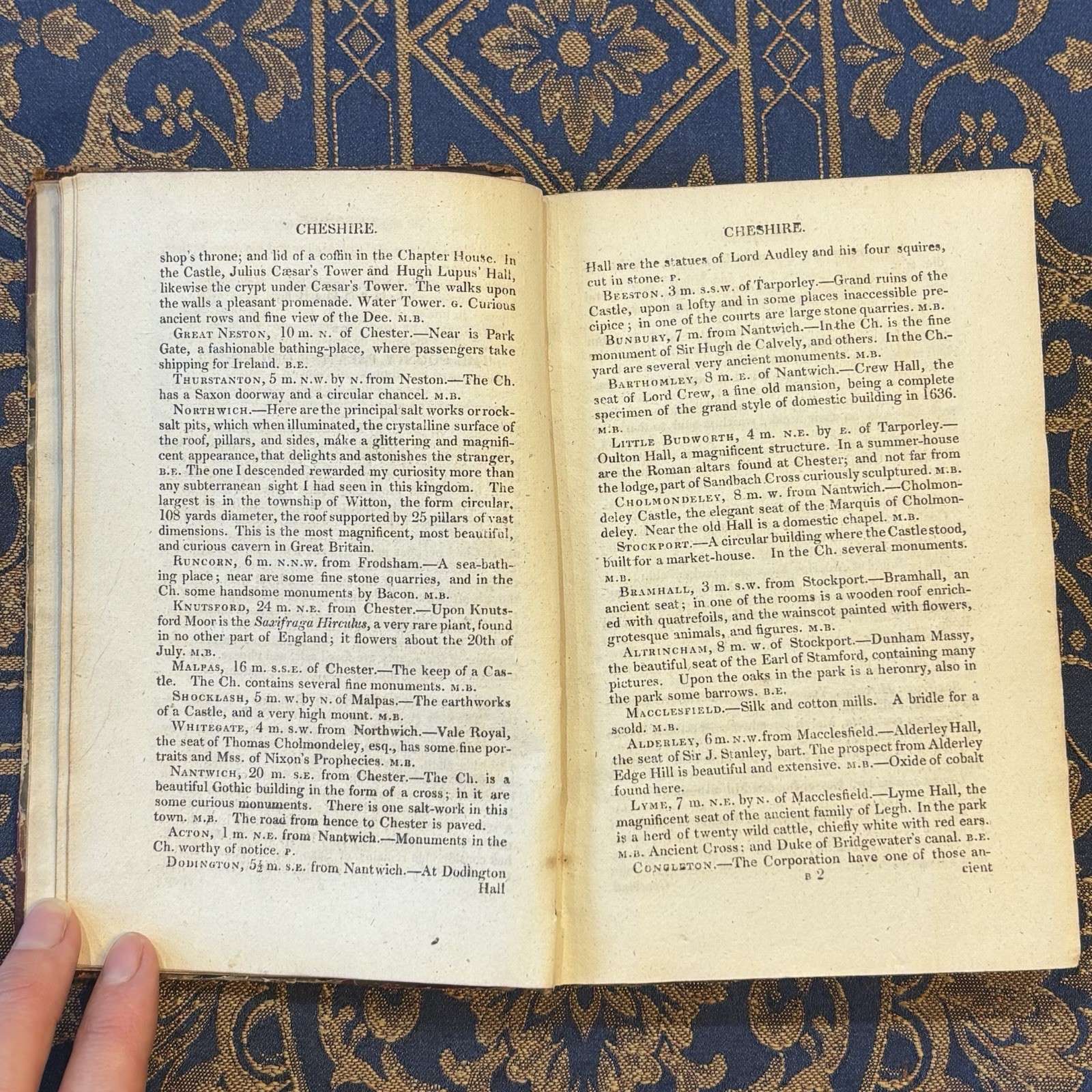 1818 Antique Travel Book – The Scientific Tourist – England Wales Scotland Vol 2
