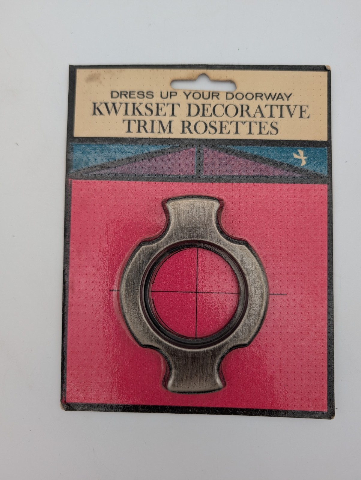 Vtg Kwikset Decorative Trim Rosettes New – Deadstock – Looks Like Oil Rubbed