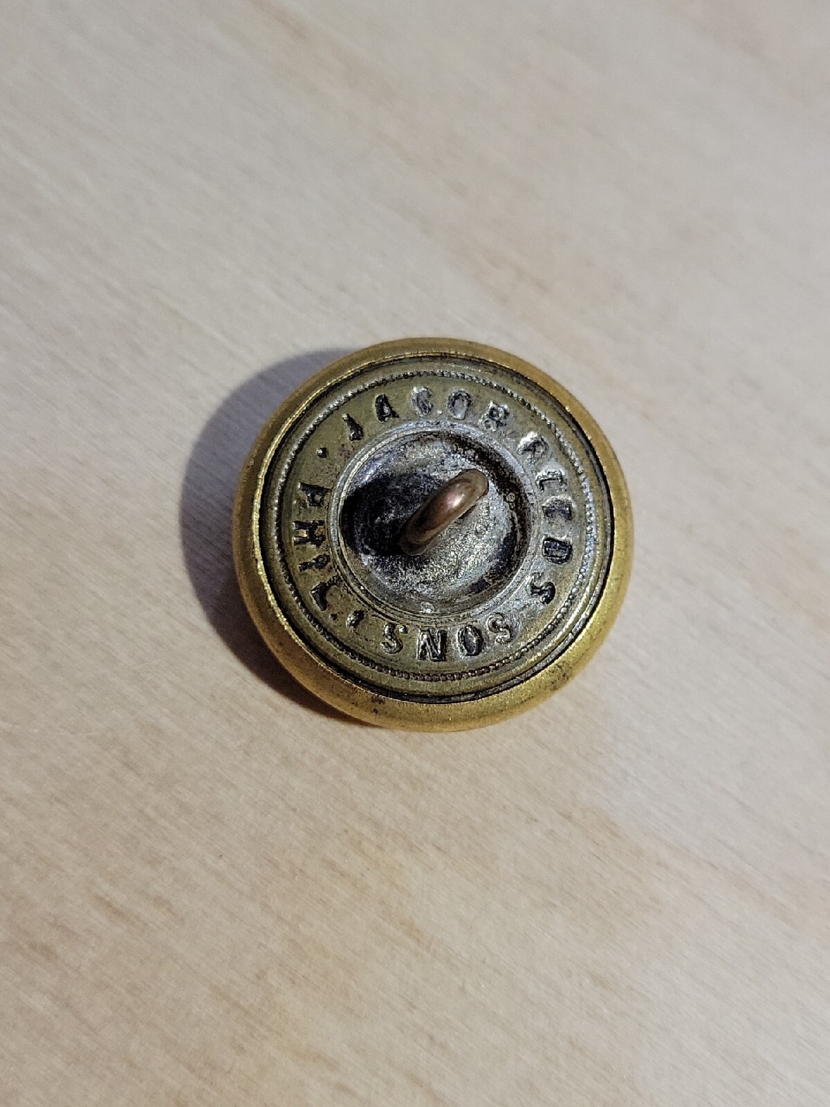 Rare Unknown Antique Button, 1896, “J.D.C.”, James Donald Cameron for President
