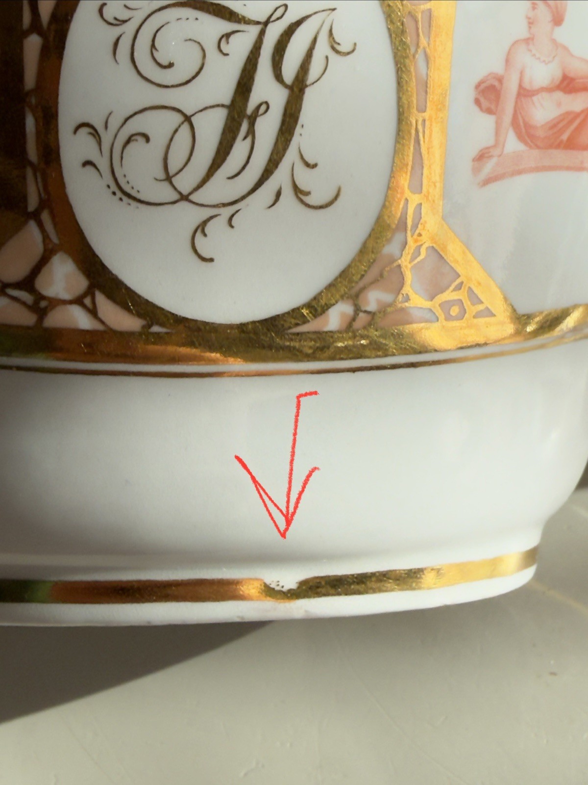 Exceptional Flight & Barr Worcester Bowl, Creamer & Sugar, Roman Deities C1815