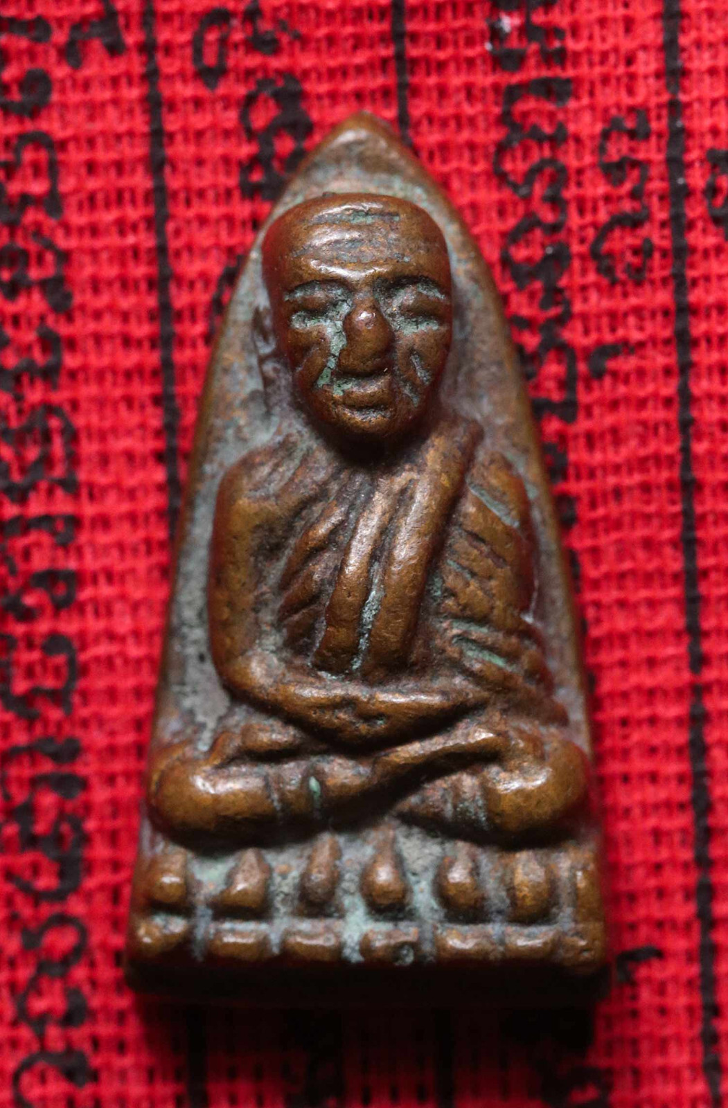 Taorid LP Thuad Phim Na Ngaen Wat ChangHai,RareThaiAmulet Sacred Pendant BE 2505