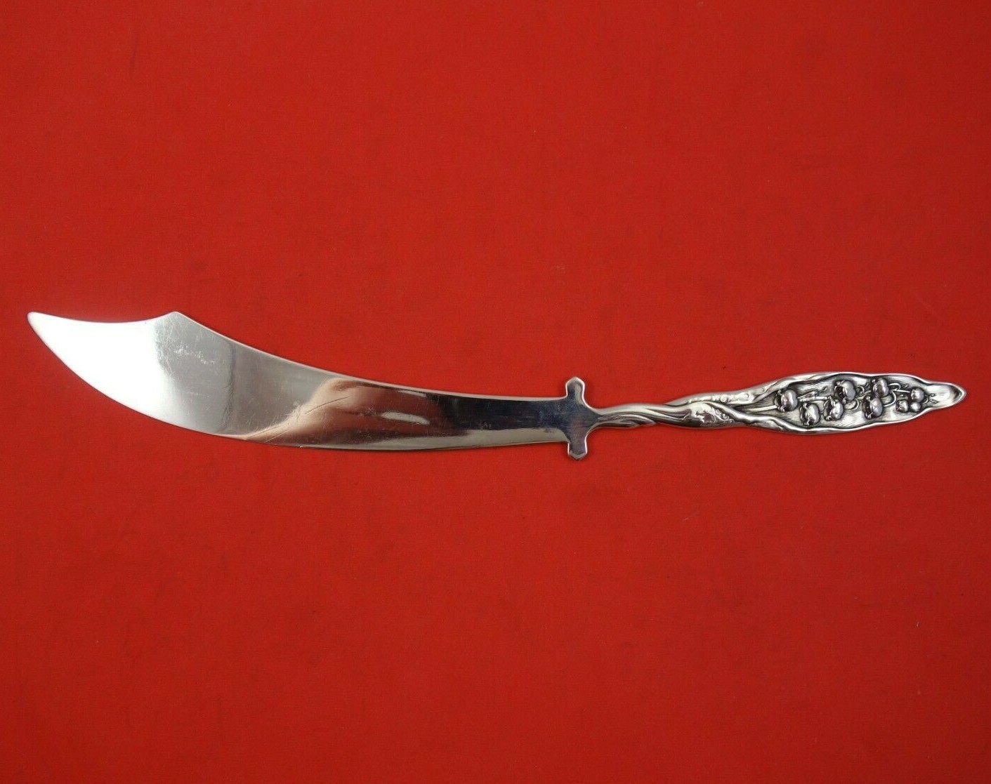 Lily of the Valley by Whiting Sterling Silver Paper Knife FH AS Sword Shape 10″
