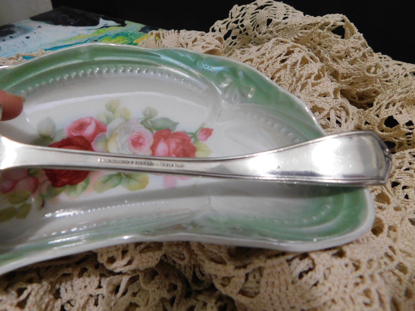 1911 Oneida Community Triple Plus Silver Plate Louis XVI Gravy Sauce Ladle 5″