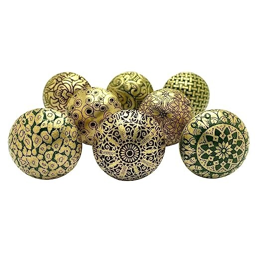 SHWETAIL Brass Knobs for Cabinets and Cupboards (36mm, Brass) -Pack of 8