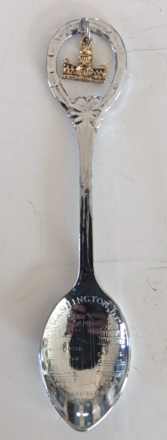 Vintage Collectible 3.5″ Washington D.C Souvenir Spoon