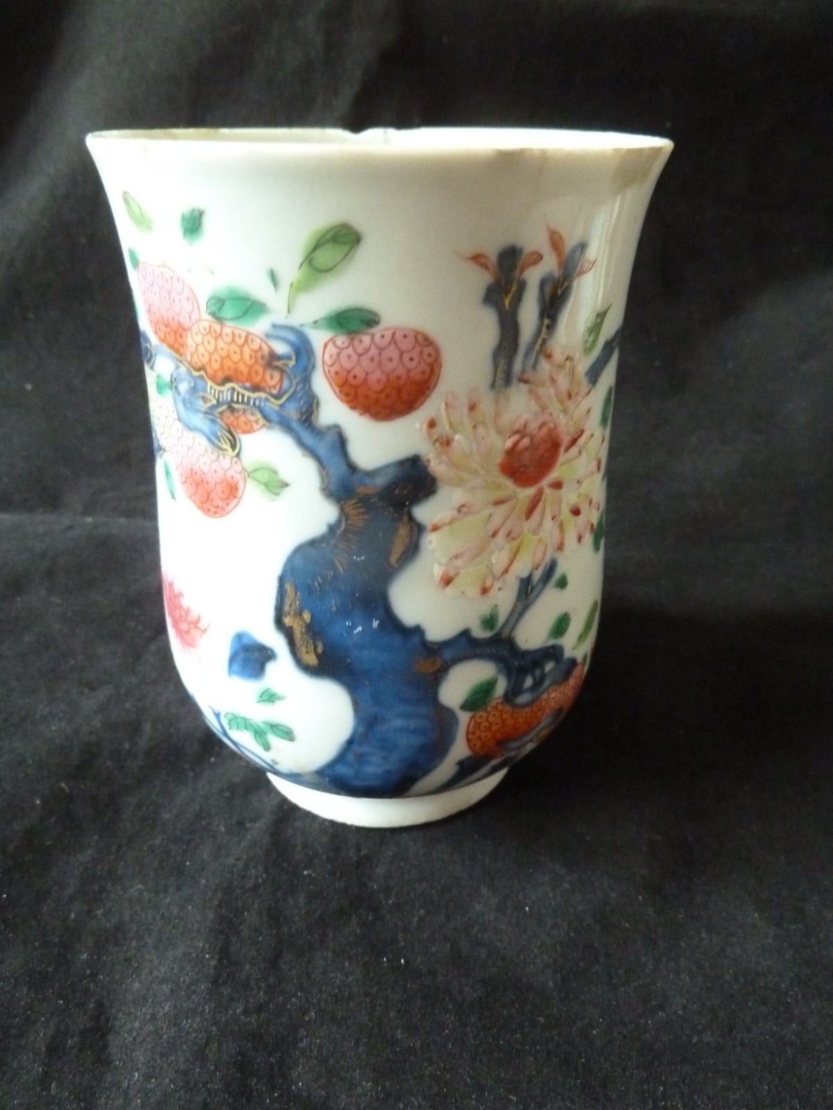 Chinese 18thC Imari Porcelain Tankard- Badly Restored
