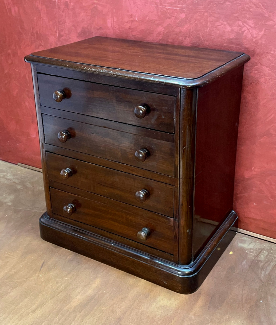 Antique Tabletop Collectors Cabinet Chest of Drawers Stationary Jewellery Box