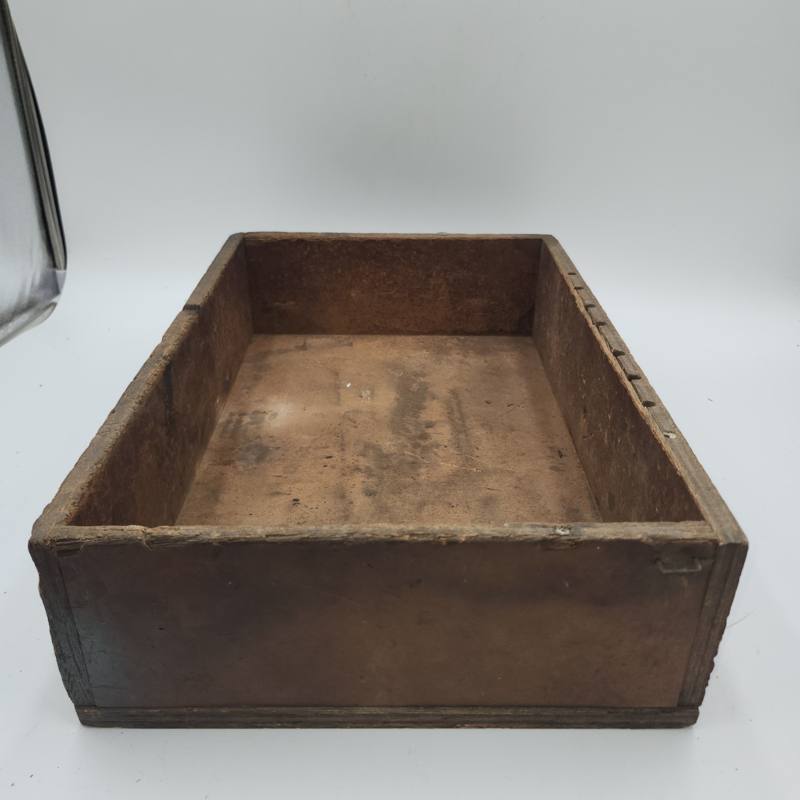 Old antique Drawer solid wood Box Wall Shelf Plant Pot 18×12″ tray primitive