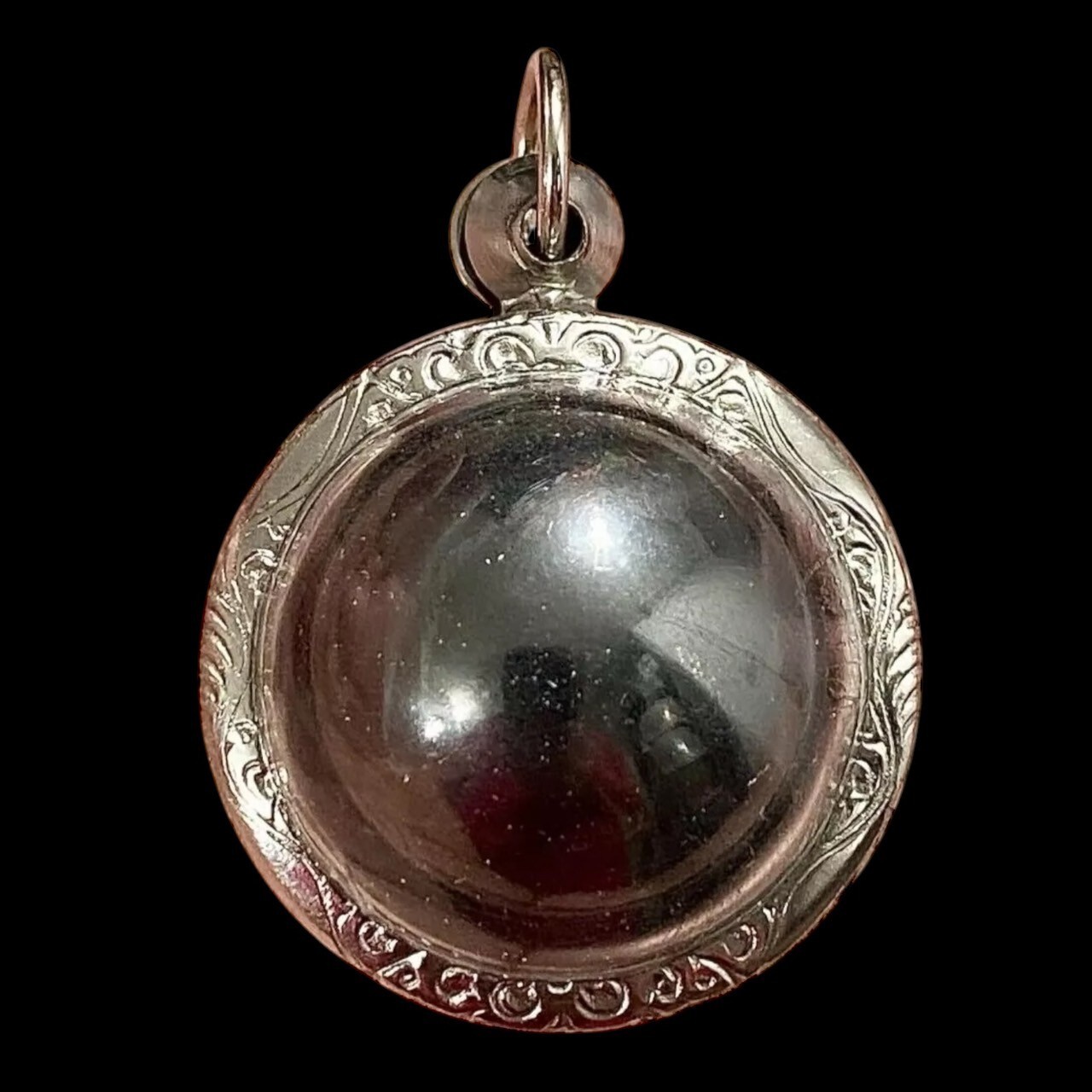 Powerful Black Leklai Pendant Protection Wealth Luck Thai Amulet Magic Talisman