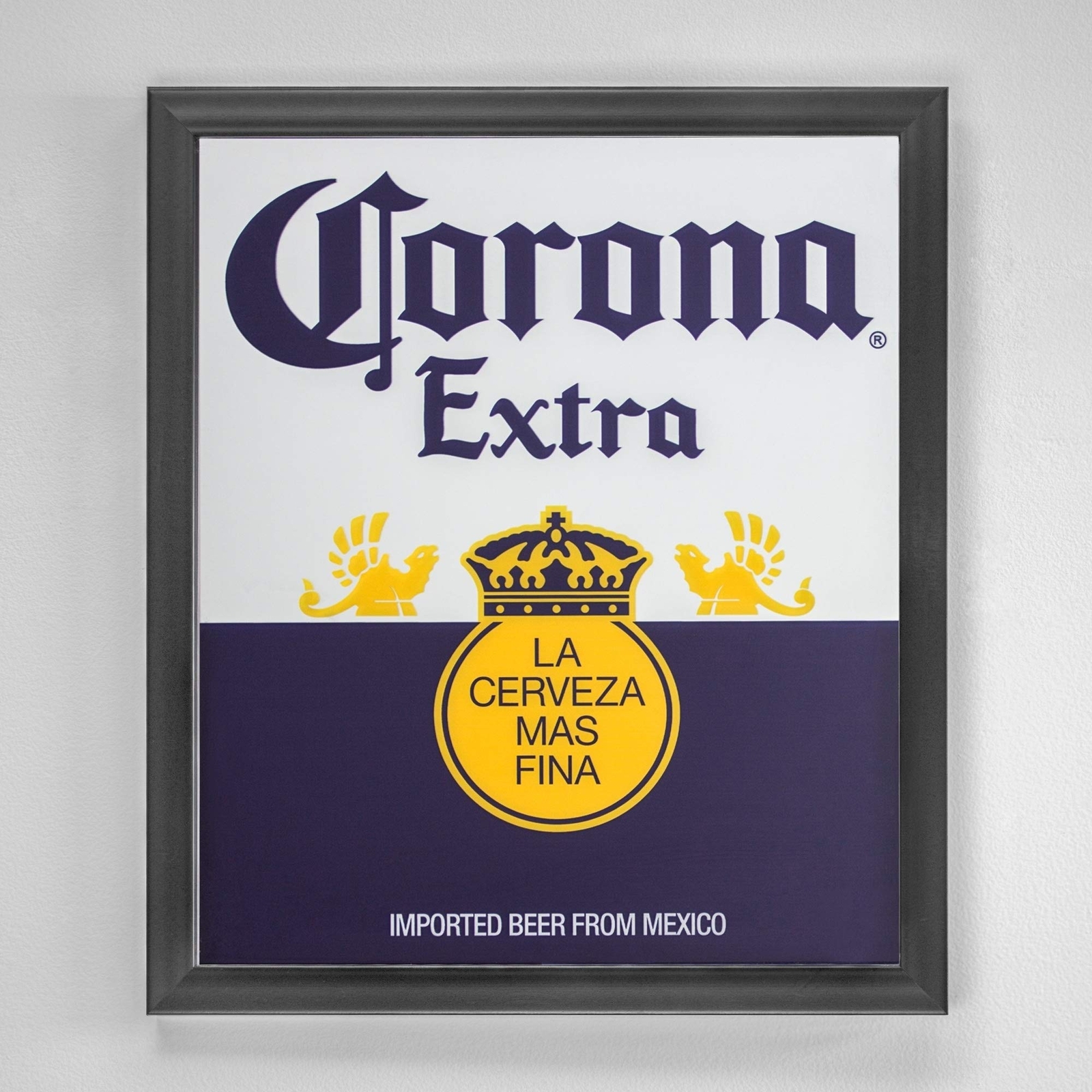 Extra Screen Printed Mirror Blue Novelty Plastic