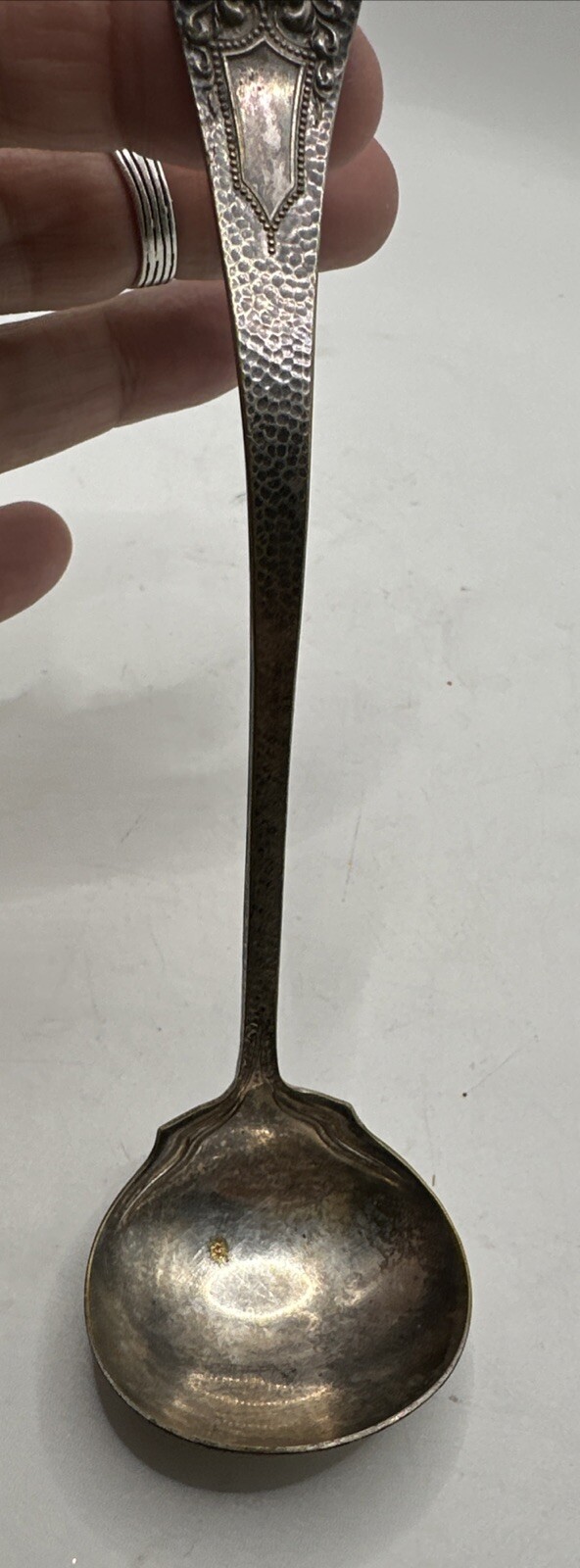 Antique Continental MFG. Co. NY Silver Plated Ladle Spoon “Plymouth” 6”