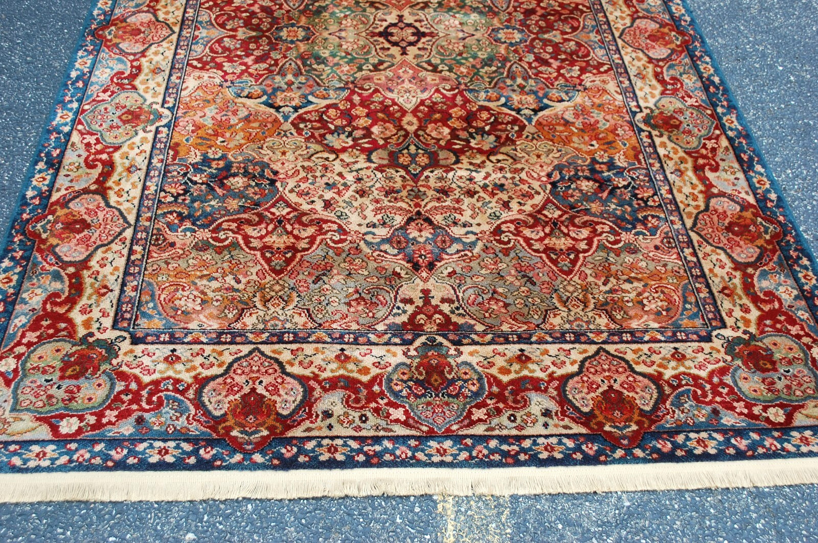 MINT AUTHENTIC AMERICAN KARASTAN MULTICOLORED RUG 5’9″X9′ KIRMAN PANEL #900/903