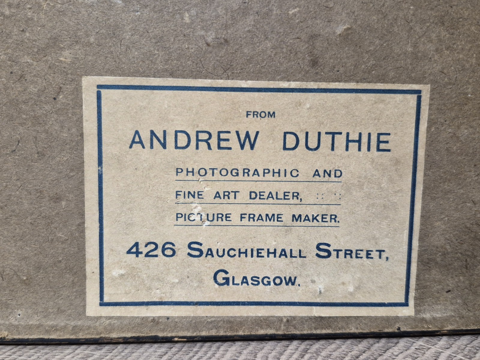ANTIQUE BAS RELIEF LAST SUPPER SILVERED ANDREW DUTHIE SCOTTISH GALLERY LABEL 10″