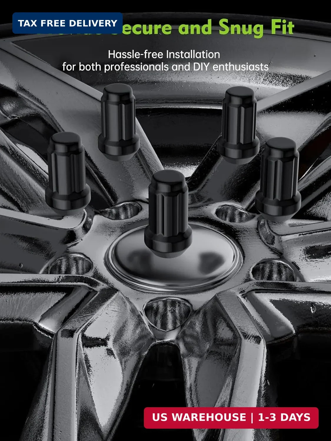 AUTOPTIM M12x1.5 Spline Lug Nuts – Replacement for Honda Accord CRV Civic Pilot