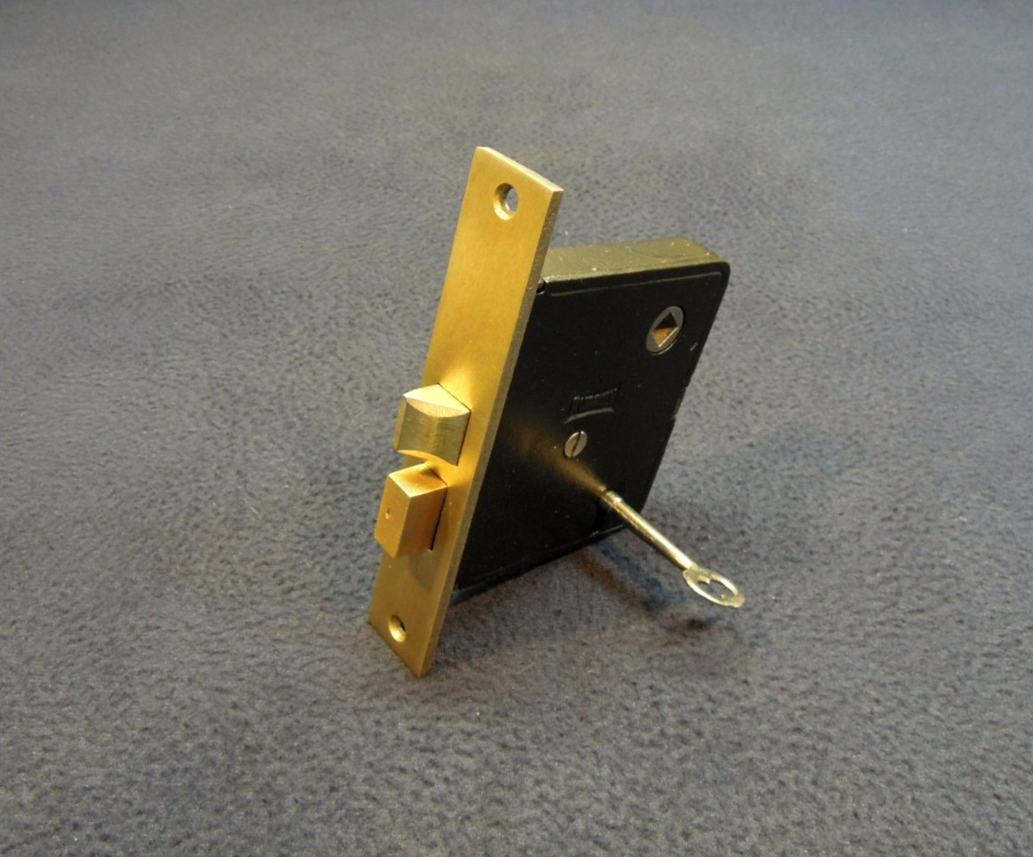 Antique Passage Mortise Lock w/ Skeleton Key – Russwin # 375 – Refurbished