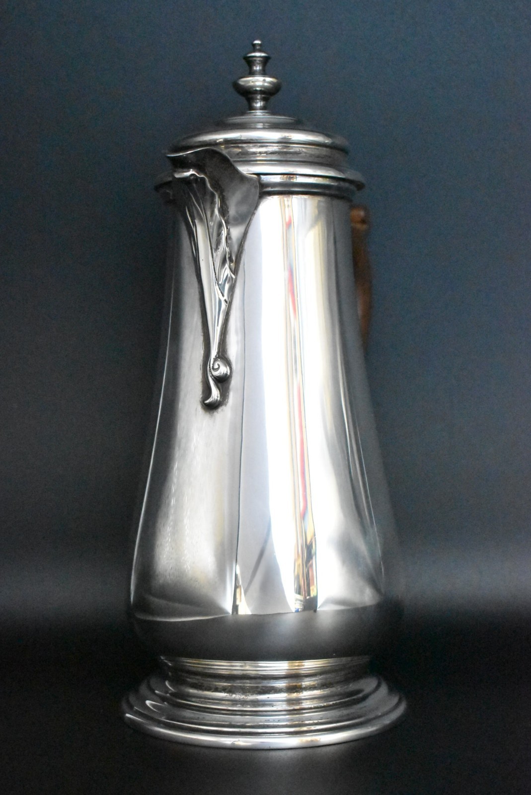 C J Vander Ltd Solid Silver Matching Coffee pot & Hot water Jug HM London 1976