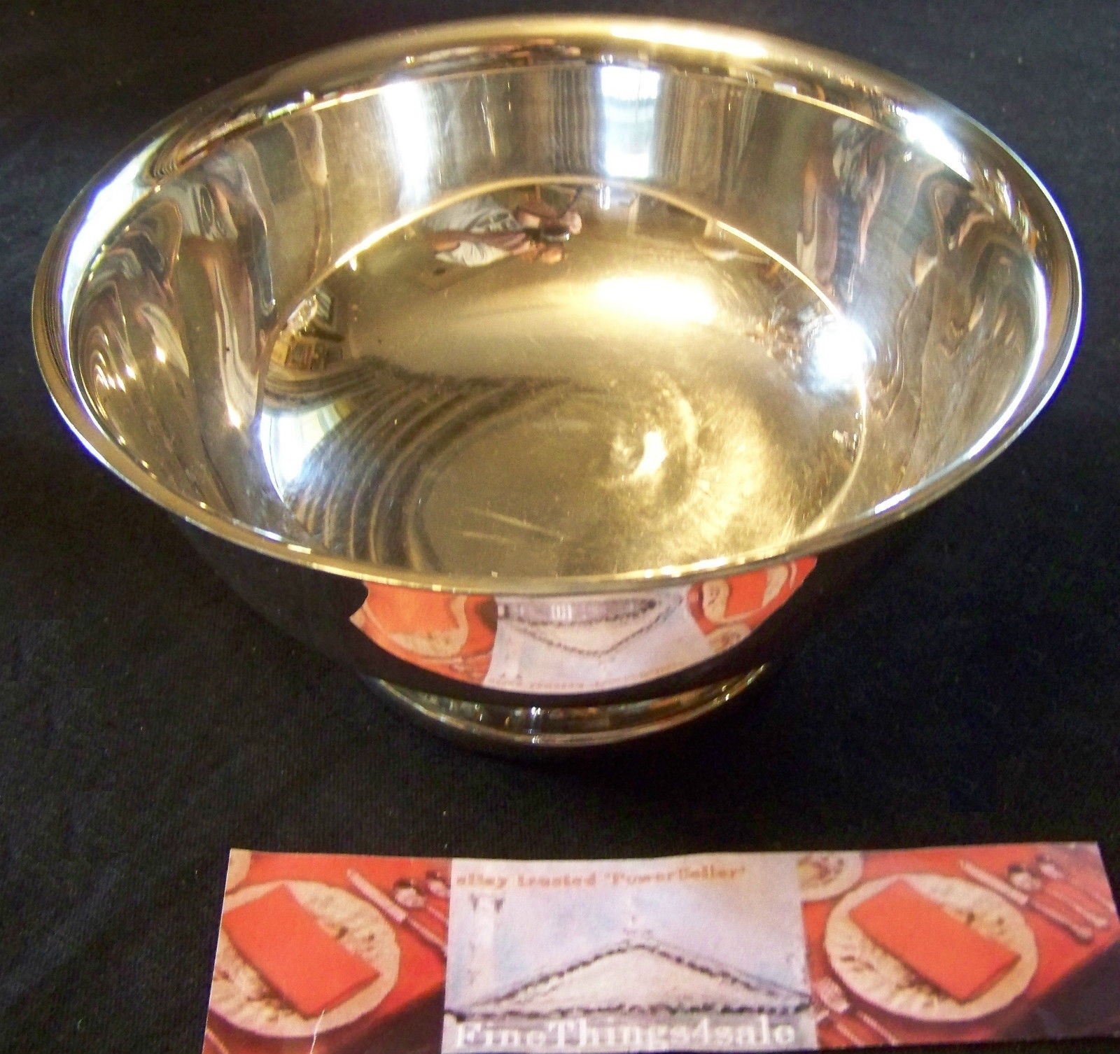 REED AND BARTON SILVER REVERE GEORGIAN CLASSIC MCM NUTS or SAUCE BOWL 3 1/2 INCH