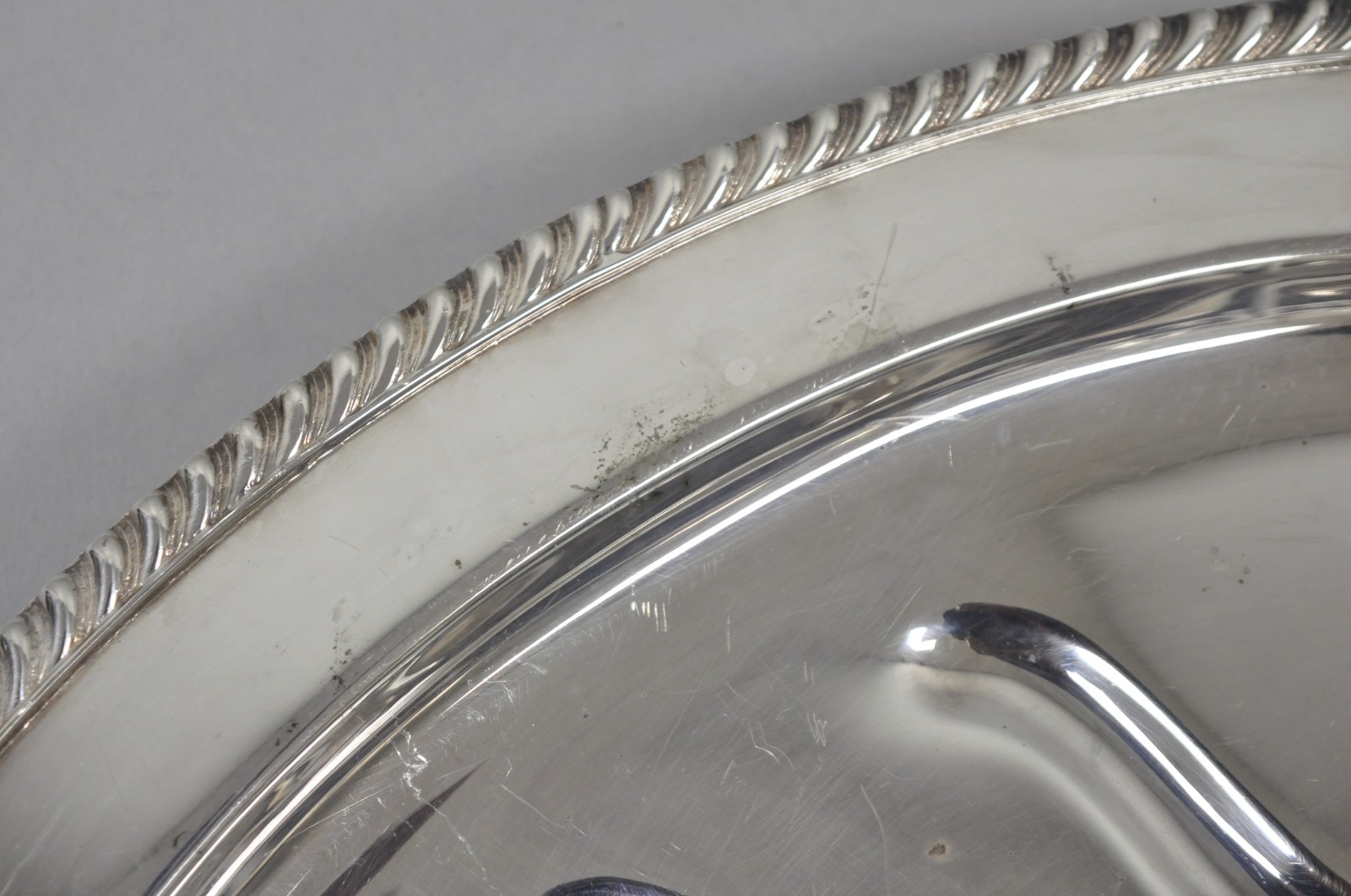 Vintage Sheffield Regency Silver Plated Oval Meat Cutlery Serving Platter Tray