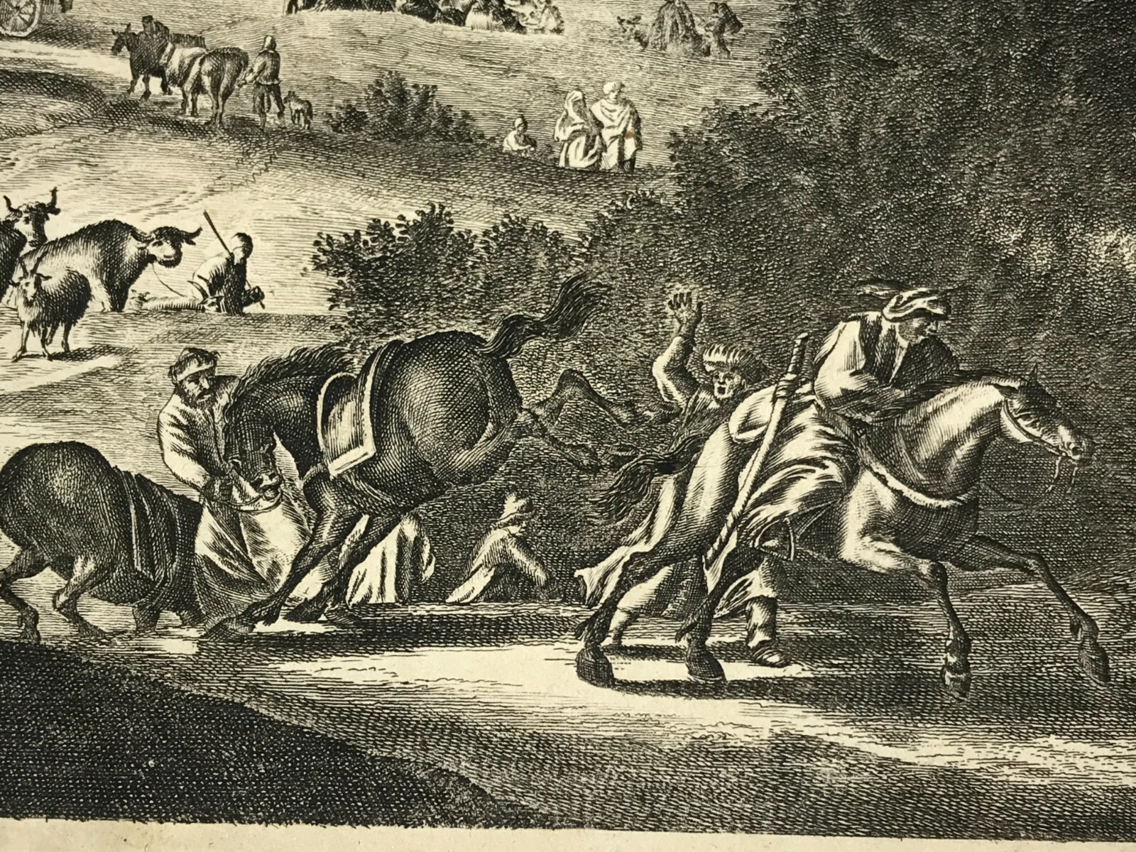 MARRAKECH MOROCCO 1677 DAPPER LARGE RARE ANTIQUE ENGRAVED VIEW 17TH CENTURY