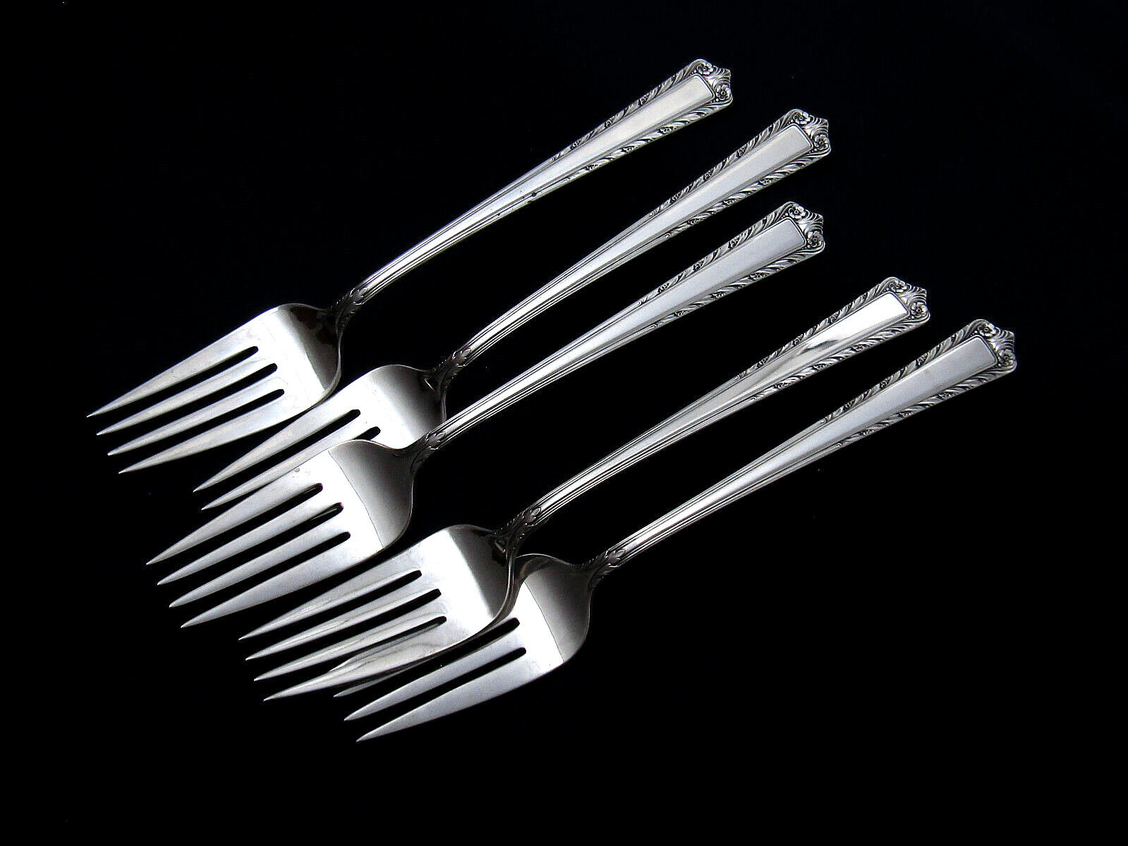 ❤️ FINE ARTS c. 1947 PROCESSIONAL STERLING FLATWARE SET 27pC