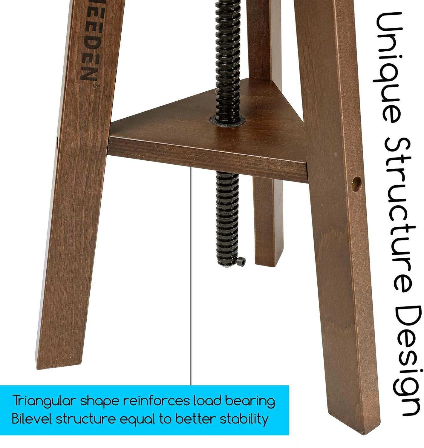 Vintage Style Height Adjustable Stool – Perfect for Art Studios and Home