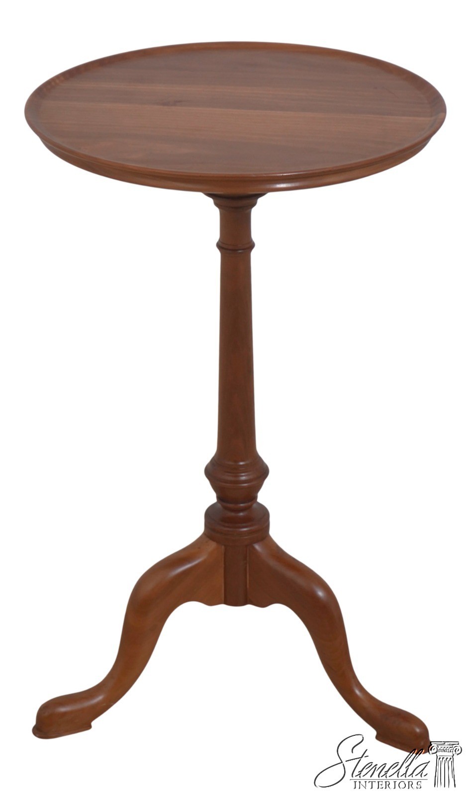 72911: Bench Made Solid Cherry Candle Stand Occasional Table
