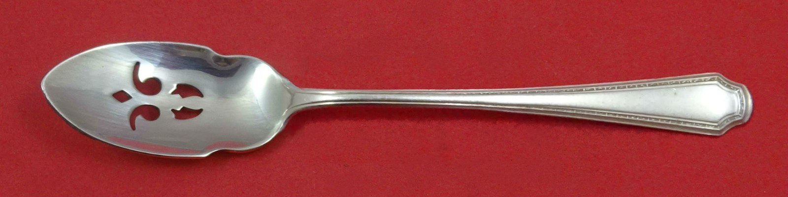 Lady Constance by Towle Sterling Silver Olive Spoon Pierced 5 3/4″ Custom Made
