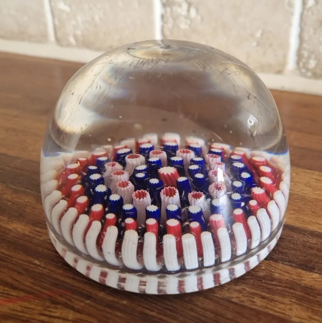 Mid 19thc Paper Weight..colourful