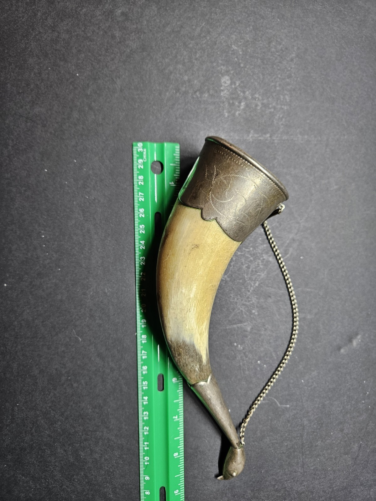 Vintage Pre 1800’s Georgia (Soviet Region) Silver Drinking Horn