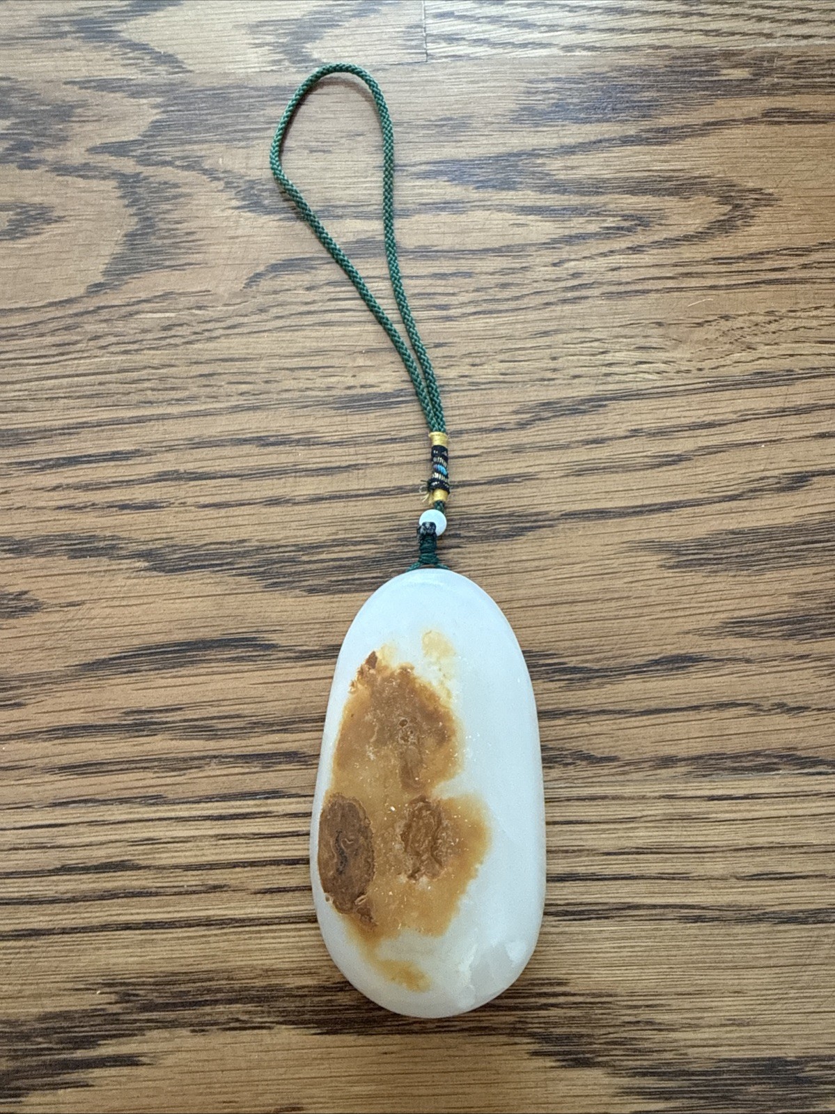 Hetian Jade Raw Polished Matte 4” 219g Pendant Stone Nephrite – Luck & Fertility