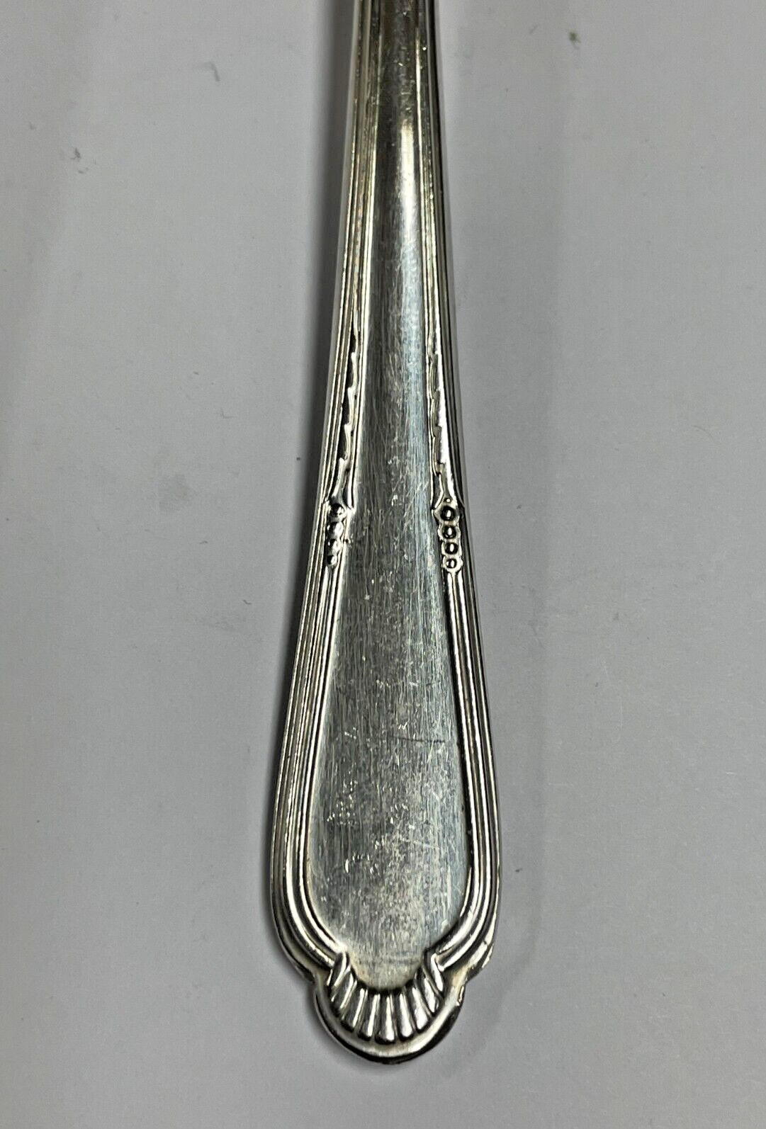 Cunningham Silver Plate Laurel Pattern Serving Fork and Butter Knife