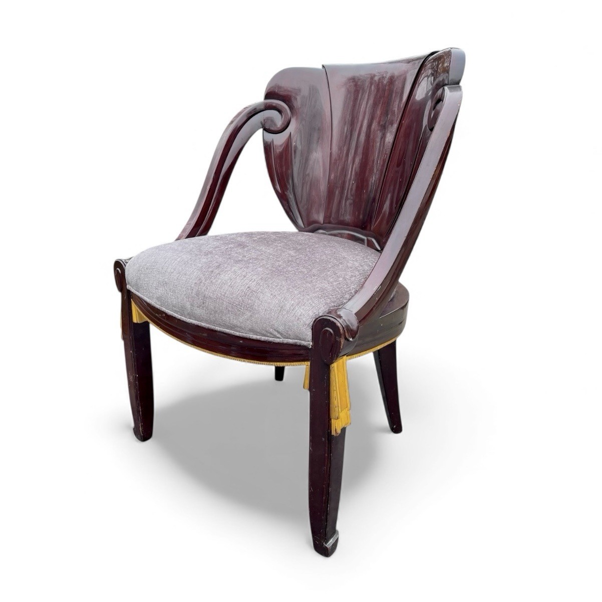 Antique French Sue Et Mare Art Deco Occasional Chair