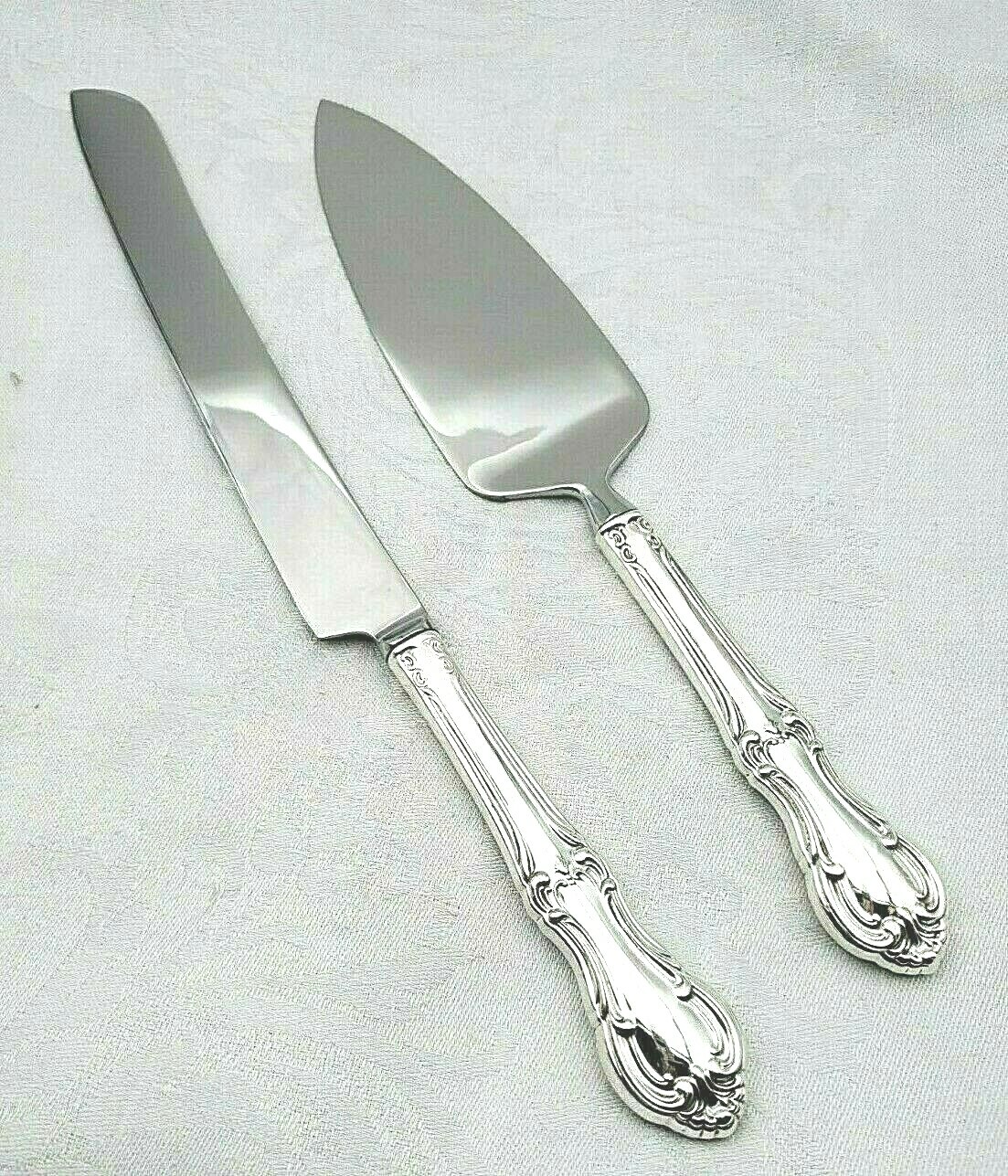 Joan of Arc by International Sterling 2 piece Cake Set Custom Made