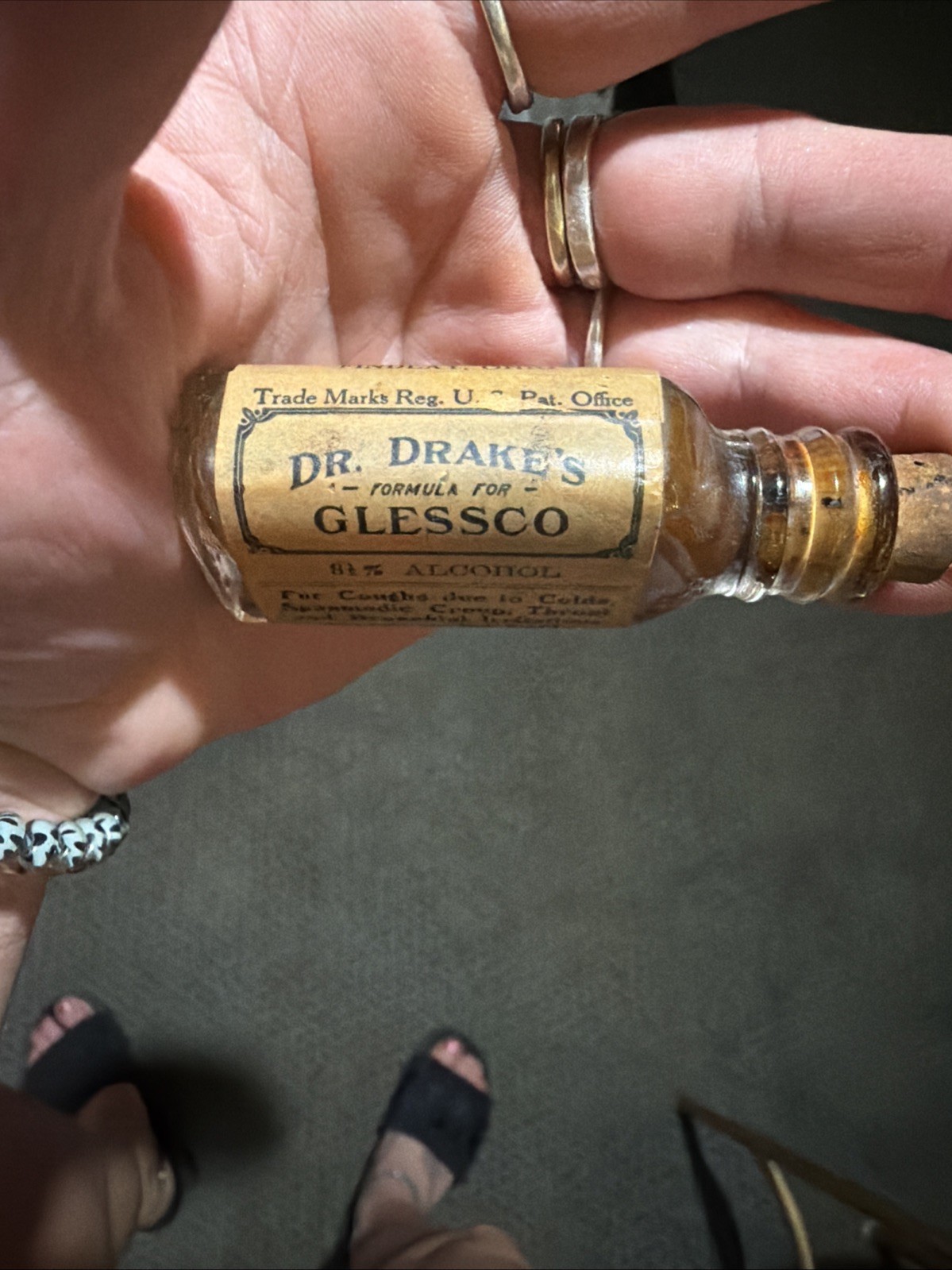 Dr.Drake’s Formula For “GLESSCO” 8 1/2 % Alcohol