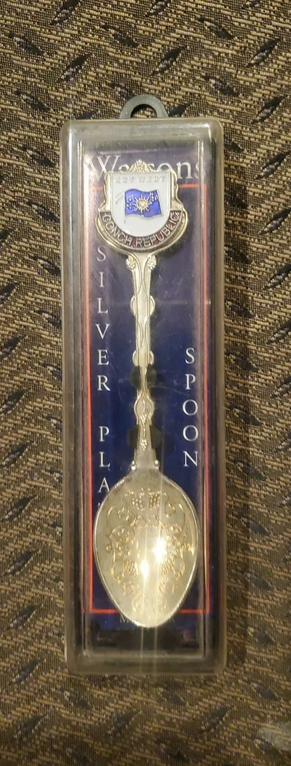 Vintage Watsons Collectors Spoon Silver-Plated KEY WEST SOUVENIR SPOON