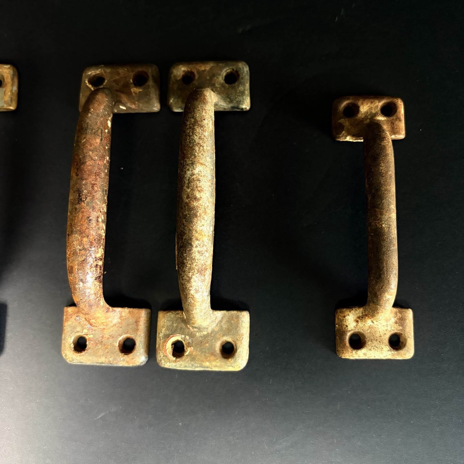 5 Lot Antique Barn Door Pull Handles Shed Gate Rustic Distressed Farmhouse