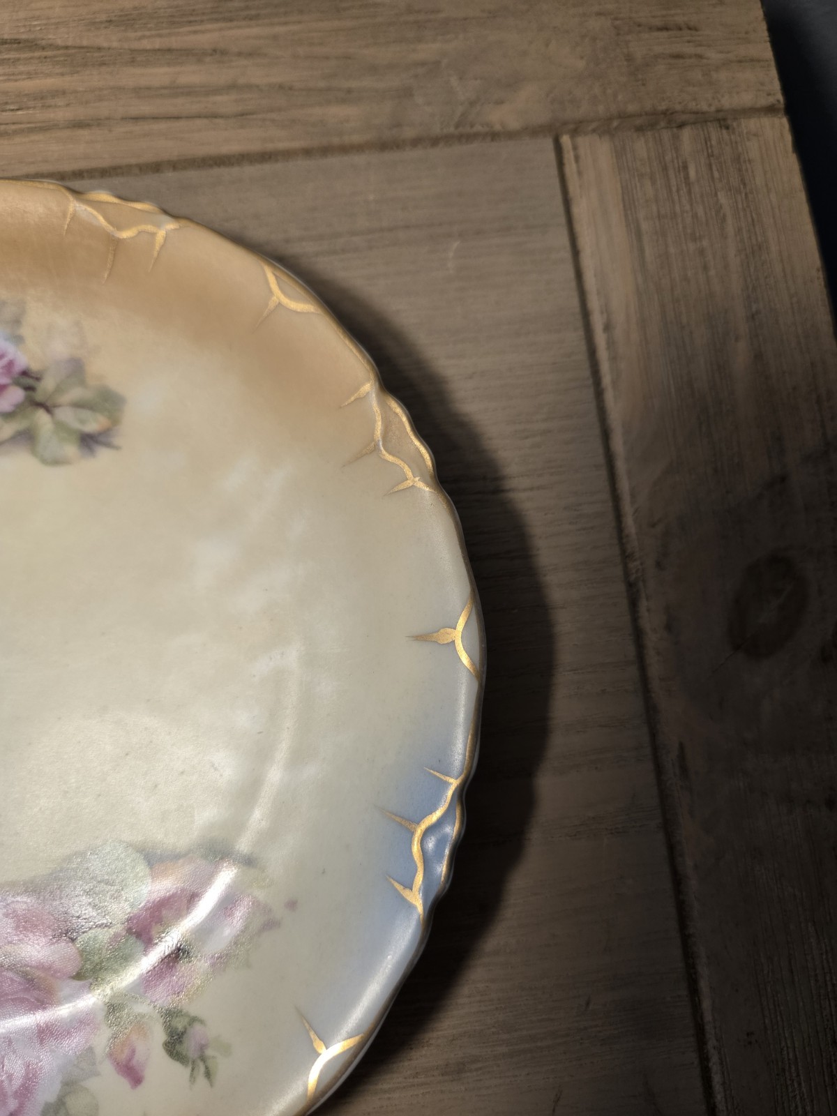 Antique porcelain plate late 19th early 20th century,Bavaria