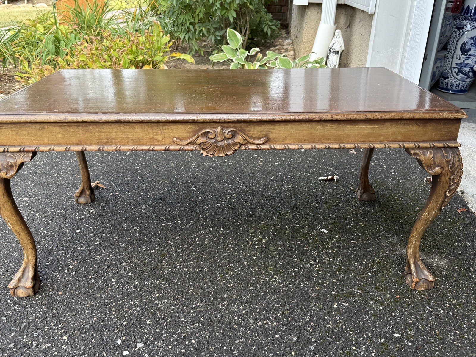 Chippendale Revival Coffee Table – Circa 1930