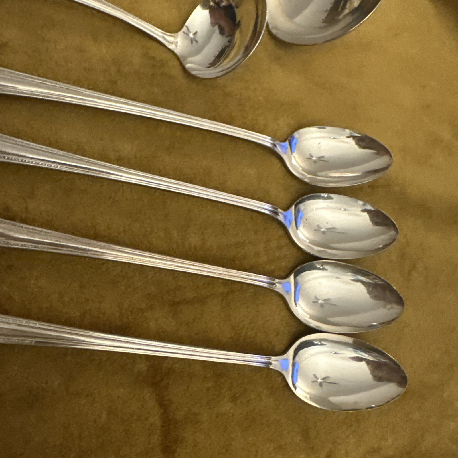 Serving Spoons Ladles + Iced WM A Rogers Oneida Croydon Mary Lee Silverplate