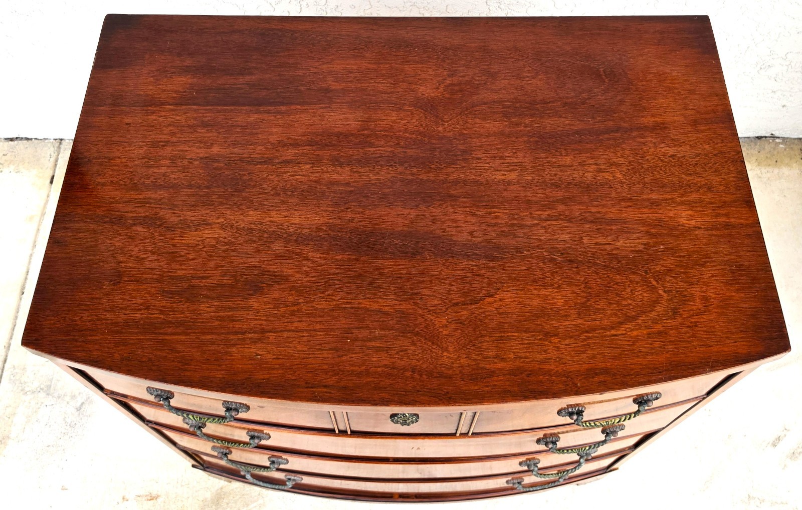 Vintage Century Furniture Georgian Bowfront Chest of Drawers