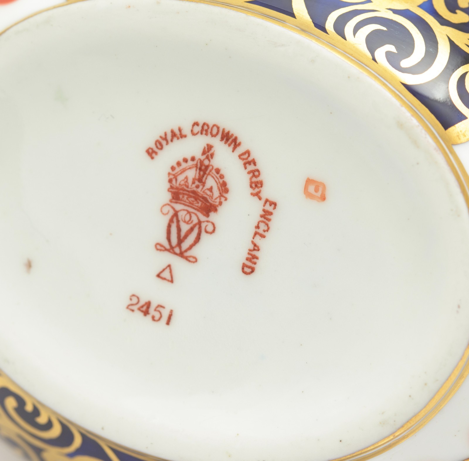 Antique Royal Crown Derby China Imari 2451 Pattern Milk/Cream Jug